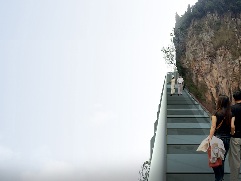 玻璃栈道 玻璃栈道