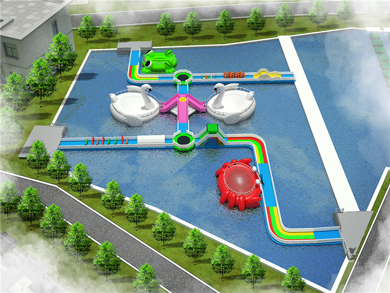 Construction case of water park project