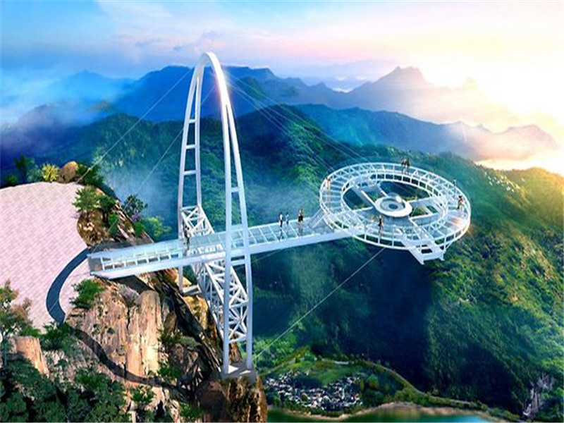 Construction Case of Lishui Qingyuan Glass Observation Deck Project