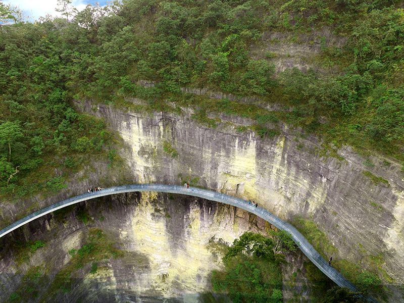 Guizhou glass walkway Construction Project