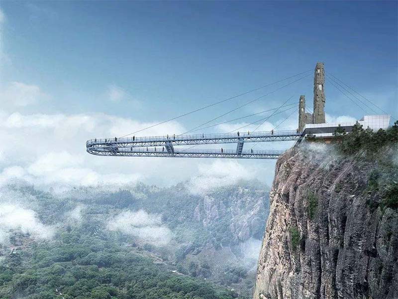 Lanxi Glass Suspension Corridor Project Case