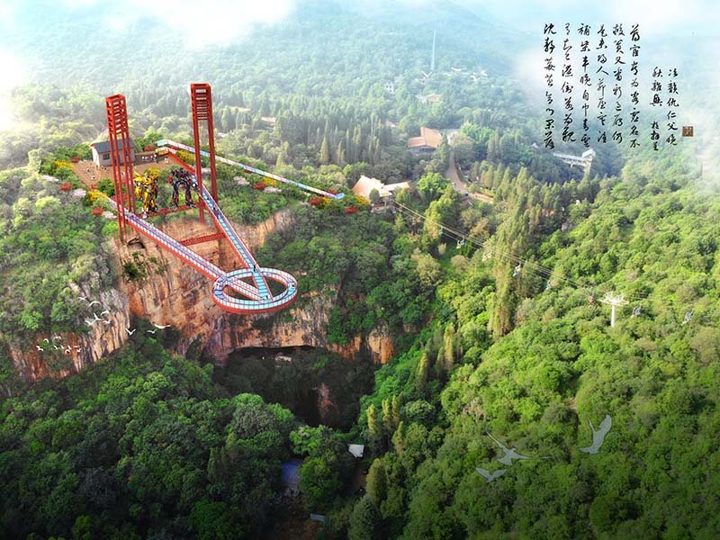 Construction Case of Yunnan Jiuxiang Glass Platform Project