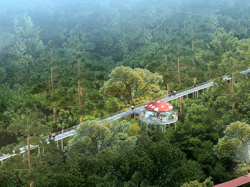 Construction Case of Zhongshan Mausoleum Glass Pier Project