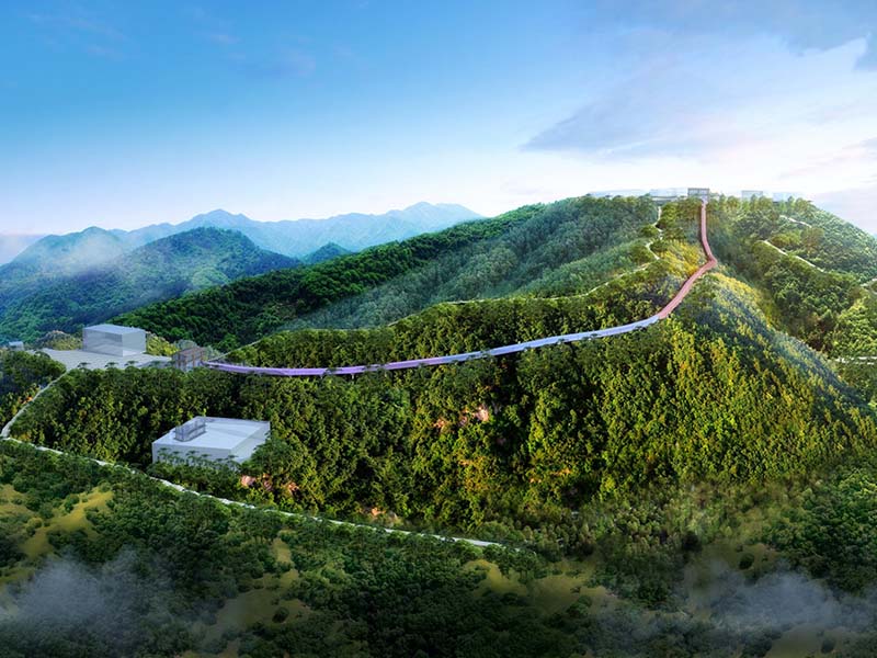 Construction Case of Shangrao Glass Slide Project