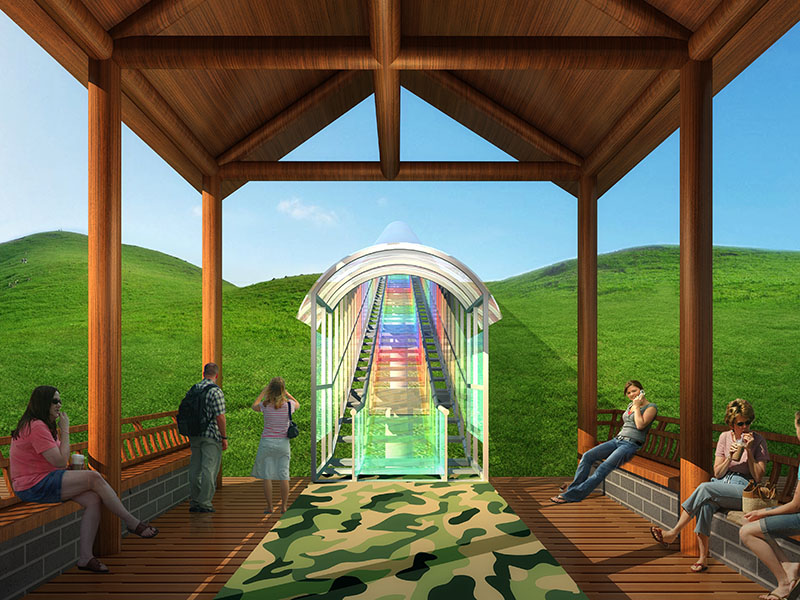 Construction Case of Yuanyang Grassland Glass Slide Project