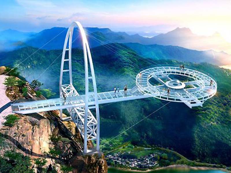 Construction Case of Zhangjiajie Observation Deck Project