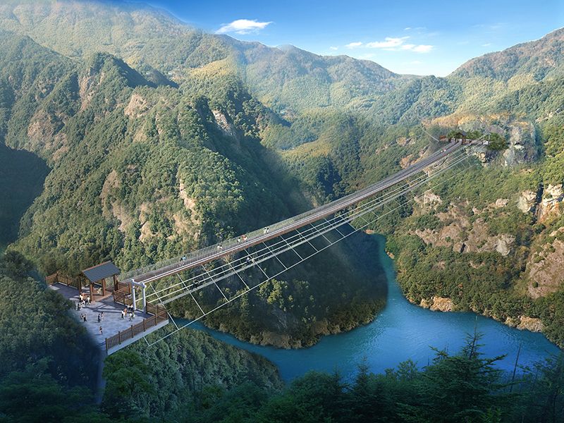 Construction Case of Zengzong Liushi Village Cable Bridge Project