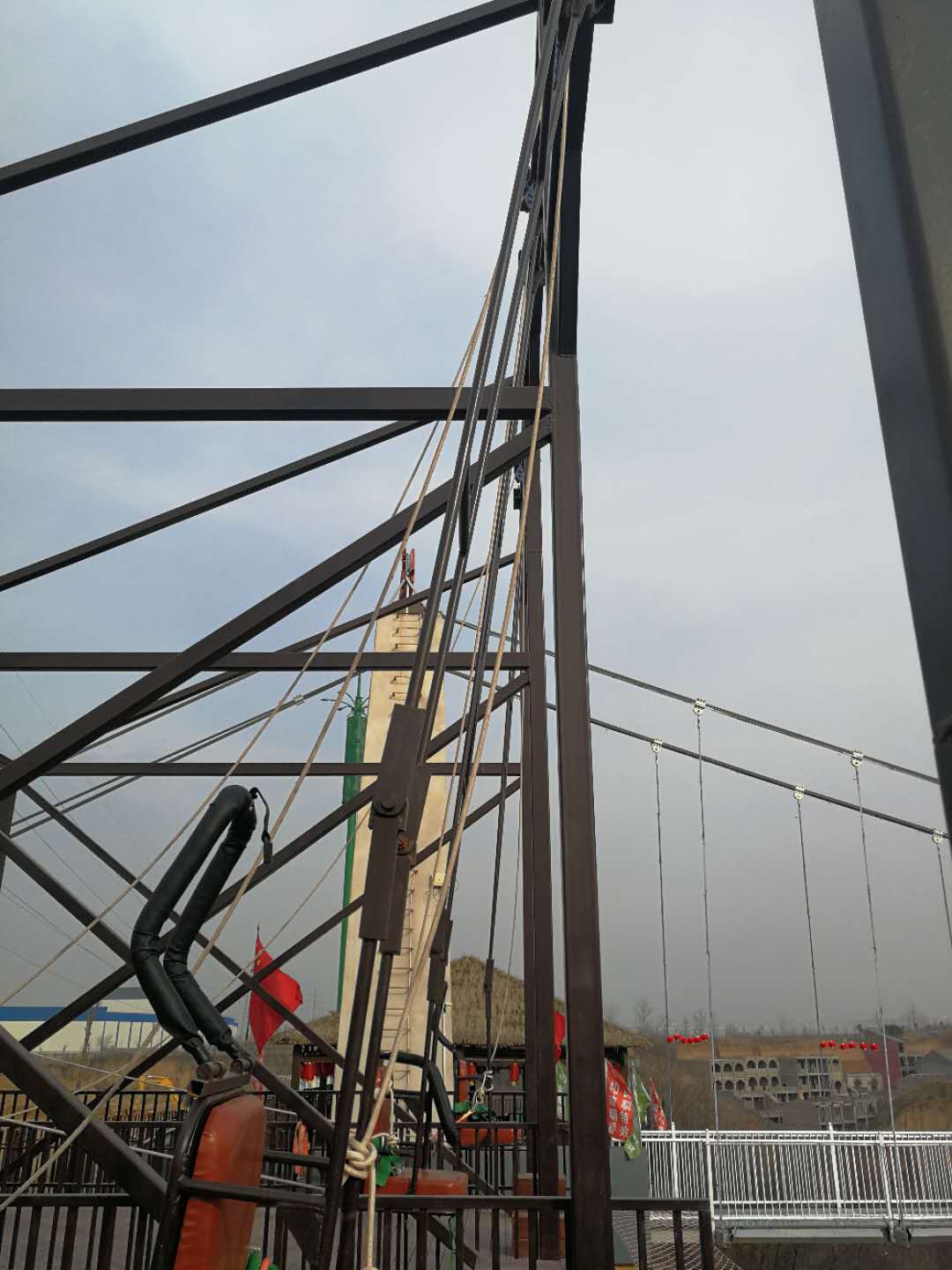 Double Extreme Challenge Cliff Swing