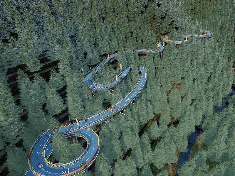 Mountain roller coaster-02