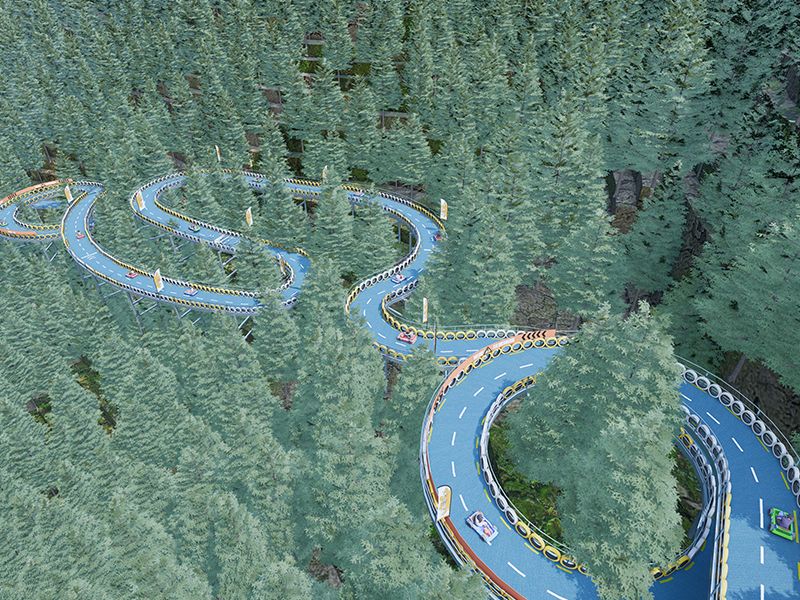 Mountain roller coaster-07