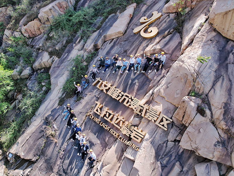 Via ferrata climbing